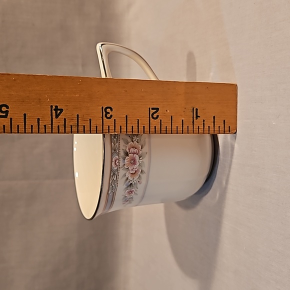 NEW Noritake Rothschild 7293 Flat Cup & Saucer Ivory China - Picture 14 of 16